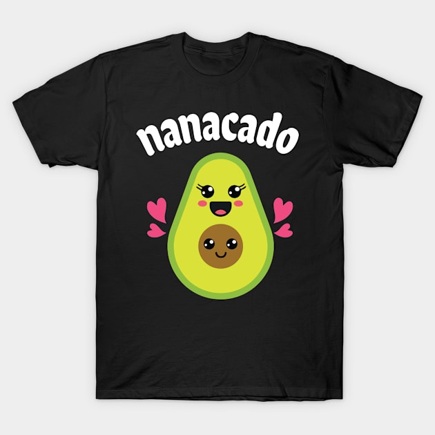 Avocados Huggin Together Happy Nanacado Grandma Son Daughter T-Shirt by bakhanh123